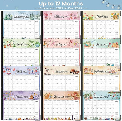 2027 Desk Calendar - 12 Month Large Desk Calendar 2027, 22" x 17"