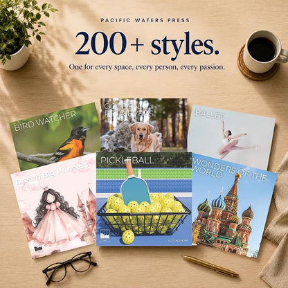 Paris 2027 Wall Calendar, 12 x 24 Hanging Pacific Waters Press