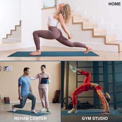 Foldable Yoga Exercise Mat – Lightweight, Anti-Slip, and Easy to Store for Yoga, Pilates, Home Workouts, and Floor Exercises