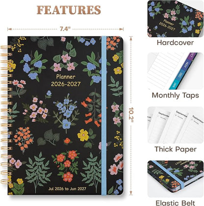 Planner 2026-2027 Weekly & Monthly Academic Planner, 7.4" x 10.2"