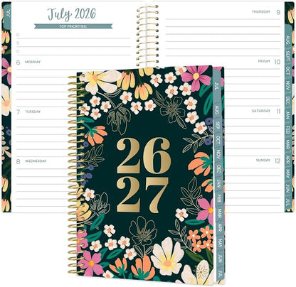 bloom daily planners 2026-2027 Academic Year Pocket Planner (July 2026 - July 2027) 13 Months - 4” x 6” MINI Weekly Monthly Agenda Organizer & Calendar Book - Blooming Wildly