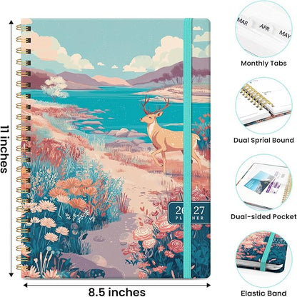ZOTIA Planner 2026-2027 Weekly & Monthly Calendar Planner Jul 2026-Jun 2027
