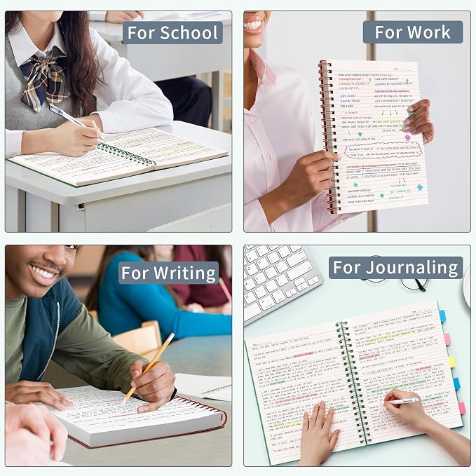 AHGXG Lined Journal Notebook, 300 Pages, B5 (7.48" × 10.15")