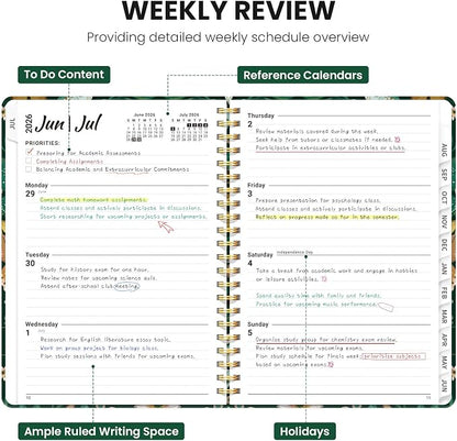 ZOTIA Planner 2026-2027, Jul 2026-Jun 2027 Weekly & Monthly Calendar