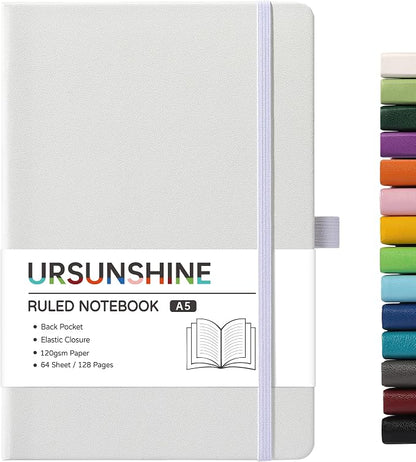 Ruled Notebook/Journal - Classic Lined Journal/Notebook, 5.3'' x 8.26''