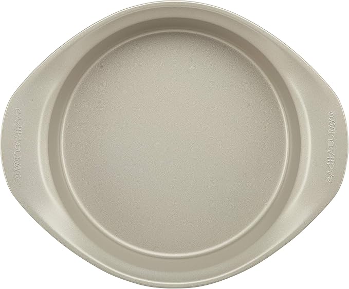 Rachael Ray Nonstick Bakeware Set without Grips includes Nonstick Bread Pan, Baking Pans, Cake Pans, Cookie Sheet / Baking Sheet - 10 Piece, Silver