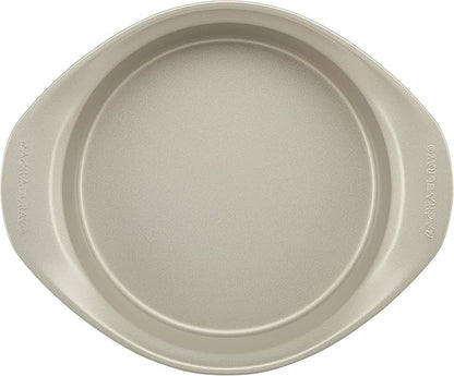 Rachael Ray Nonstick Bakeware Set without Grips includes Nonstick Bread Pan, Baking Pans, Cake Pans, Cookie Sheet / Baking Sheet - 10 Piece, Silver