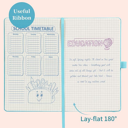 Graph Grid Paper Notebook/Journal - Classic Journal/Notebook, 5.3" x 8.26"