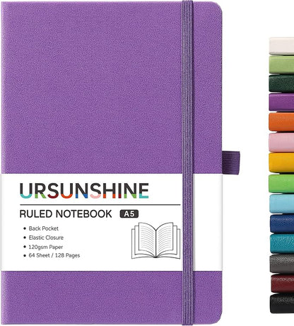 Ruled Notebook/Journal - Classic Lined Journal/Notebook, 5.3'' x 8.26''