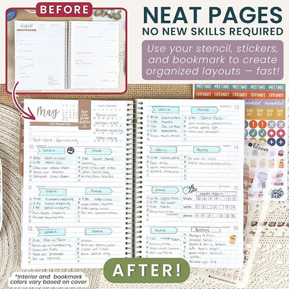 bloom daily planners 2027 Planner (January - December 2027) - Weekly & Monthly Softcover Planner for Women - Calendar Year Inspirational Agenda Book with Stickers - 5.5" x 8.25" - Garden Party