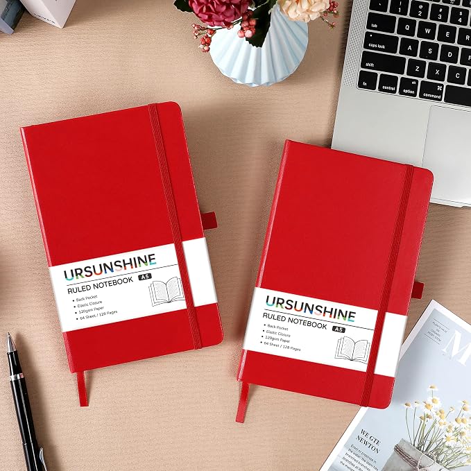 Ruled Notebook/Journal - Classic Lined Journal/Notebook, 5.3'' x 8.26''